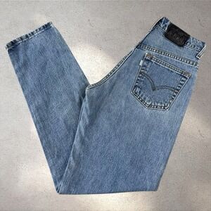 Vintage 90s Levi's Silvertab Loose Jeans Fits Women's 27x32 USA Light Wash Denim